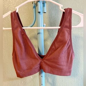 Victoria's Secret Ribbed Brown Bralette